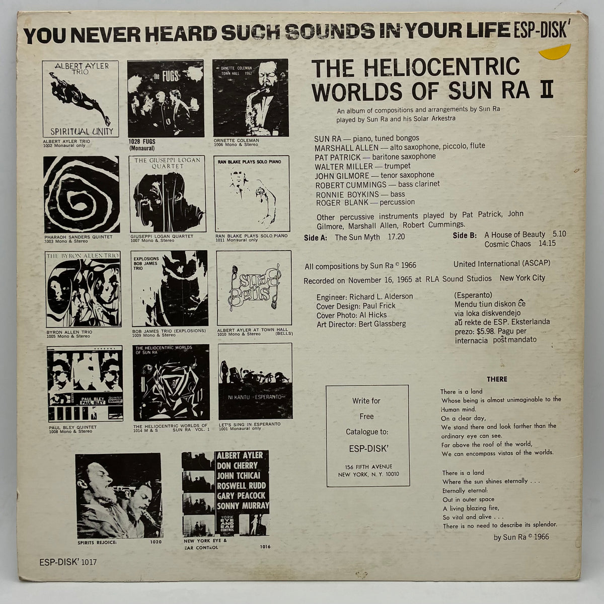 Sun Ra – The Heliocentric Worlds Of Sun Ra, Volume 2
