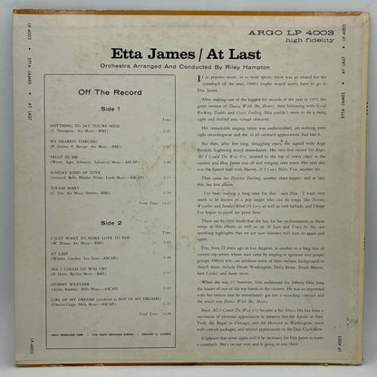 Etta James – At Last!
