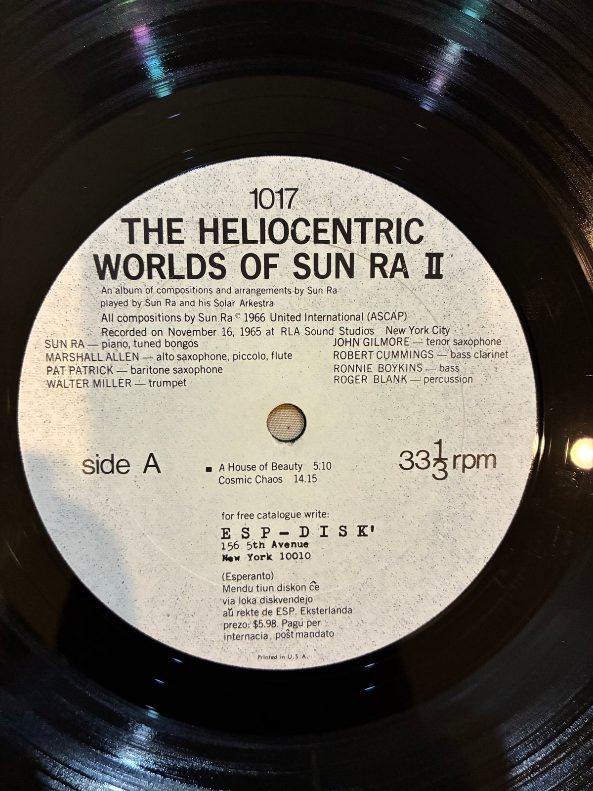 Sun Ra – The Heliocentric Worlds Of Sun Ra, Volume 2